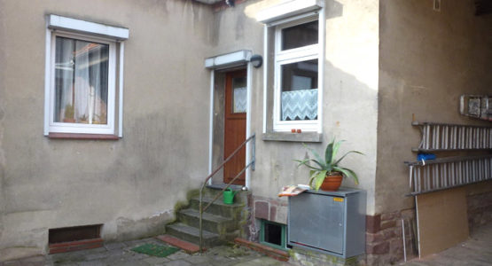Terrasse vorher – Walsrode