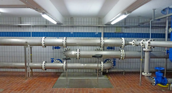 Umwälzeinrichtung für die Hydrophore aus Edelstahl 1A571 (V4A)