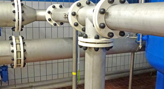 Umwälzeinrichtung für die Hydrophore aus Edelstahl 1A571 (V4A)