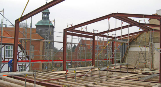 Stahltragwerk für die Neugestaltung der Fassade