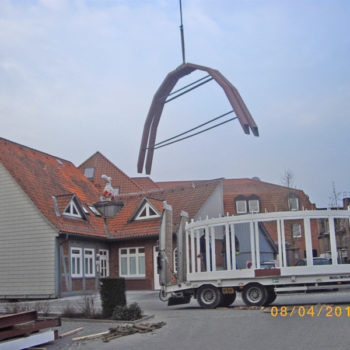 Stahltragwerk für die Neugestaltung der Fassade