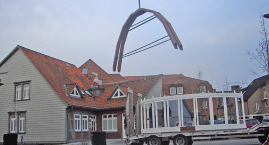 Stahltragwerk für die Neugestaltung der Fassade