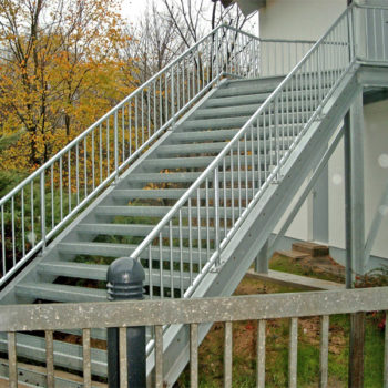 Gebäudetreppe